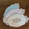 Mausouca Retro French Oval Doilies, Elegant velvet placemats Vase mats
