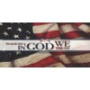Flag In God We Trust License Plate