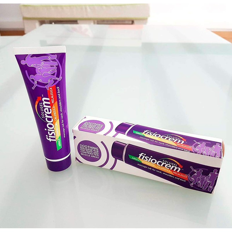 Fisiocrem Solugel - Massage rub for Neck, Shoulders and Back