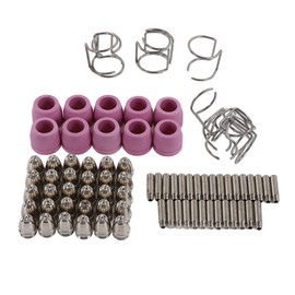 80Pcs Plasma Cutting Torch Consumables Kit Tips Equipment for 40 50 60A SG 55 AG 60 WSD 60