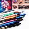 Blue Eyeliner Pencil, Pointed Tip For Fine Lines And Wing