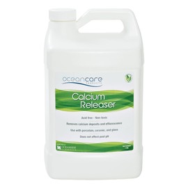 Oceancare Products - Calcium Releaser - Gallon (Cleans up to 300 Square Feet) - Pool Tile Cleaner Calcium Remover, Safe on Glass, Porcelain, & Ceramic Surfaces - Calcium Cleaner - Tile & Grout Cleaner