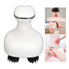Electric Scalp Massager Red Lighting 6 Modes 4 Massage Head