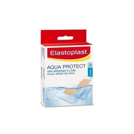 Elastoplast Aqua Protect Plasters 100% Waterproof (20), Waterproof Plasters Ideal for Washing, Showering, Bathing and Swimming Plasters Waterproof