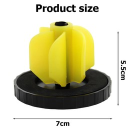 JNNJ Pack of 2 70 mm Fuel Cap Oil Filler Cap for Cars Motorcycle Fuel Tank Oil Cap Cover Petrol Fuel Cap Cover Replacement Vehicles (Round Cap)