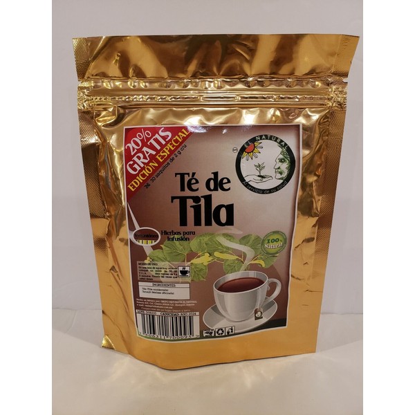 LINDEN TEA/ TE DE TILA 30 Bags/ sobres 100% Natural 