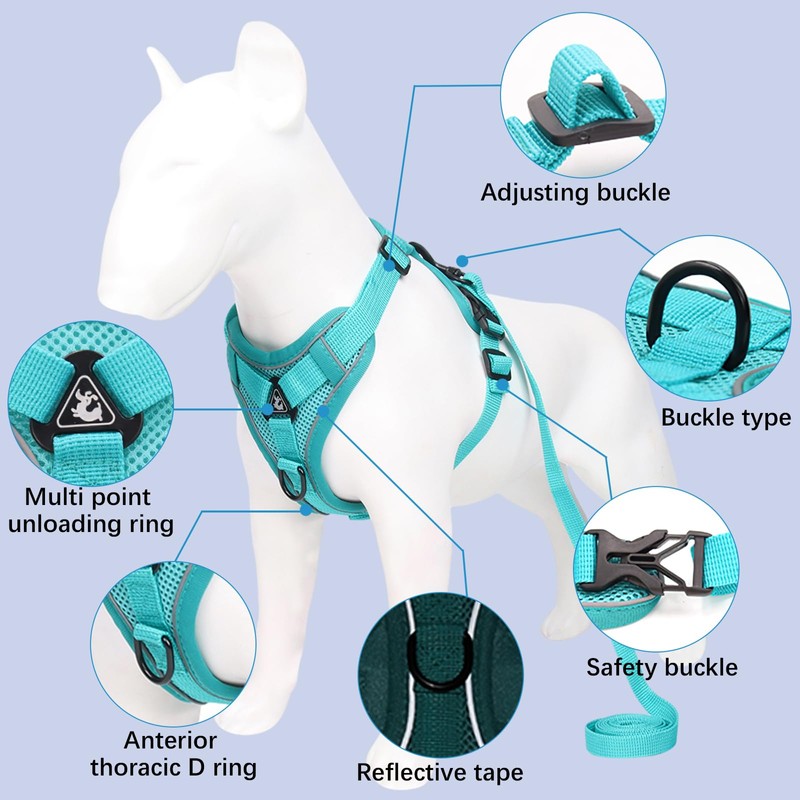 Cat Harness and Lead Set, Escape-Proof Kitten Harness with Retractable