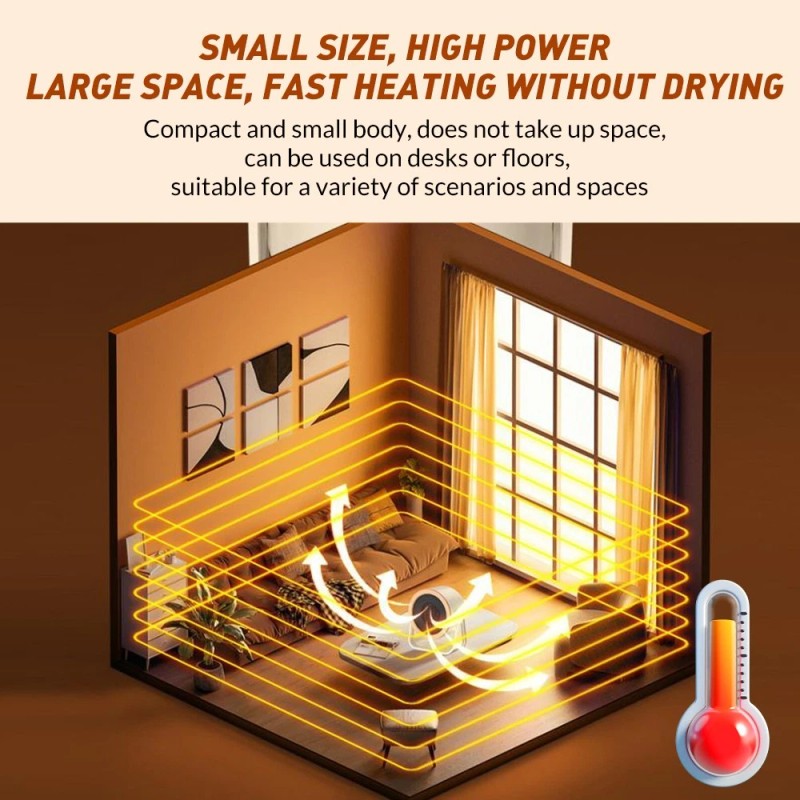 Portable Space Heater for Indoor Use 700W Electric Heater 2