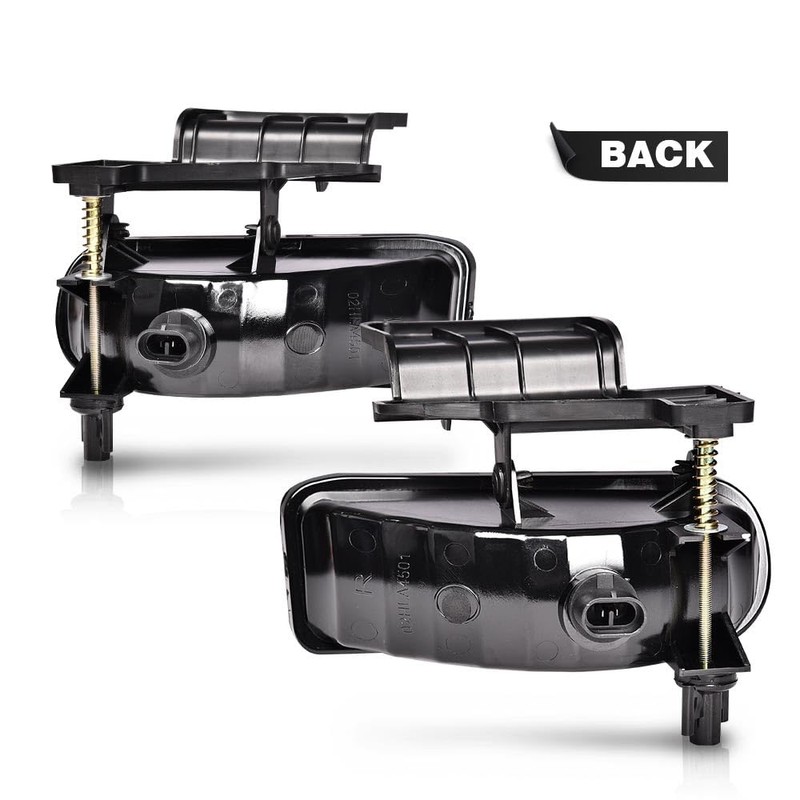 DOTCOM Fog Lights Compatible with Chevy Silverado 1500/2500 1999-2002/Fit Chevy