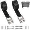 Battery Tie Down Straps for Boats,Stainless Steel Cam Buckle Straps,Cooler