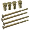 M5 x 90mm Brass Door Handle Pozi Screws with Brass
