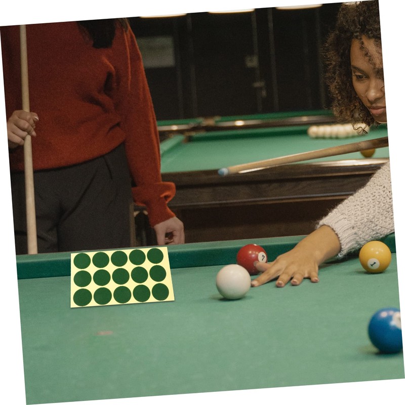 Kisangel 4sets Billiard Table Marker Dots Stickers Snooker Pool Game