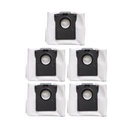 5 Pack Dust Bags Compatible with dreame Dreame L10S Pro Ultra Heat/X50 Ultra/X40 Ultra Robot Vacuum Auto-Emptying Bas,3.2-Liter Large Capacity Disposable Dust Bags