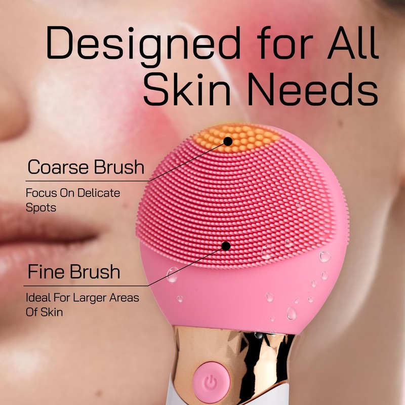 Bella Ciao Facial Cleansing Brush for Women – Rechargeable Silicone
