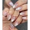Starry Magnet ✩ Handmade Nail Tips - Short Coffin /
