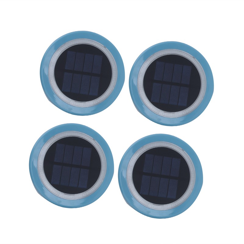 4Pcs Solar Floating Lights Waterproof LED Swimming Pool Lamp Solar