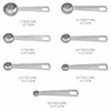NUZAMAS 304 Stainless Steel Measuring Spoons Set of 7 18/8