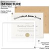 Fxojyvo White 8.5 x 11 Frame Display 8.5 by 11