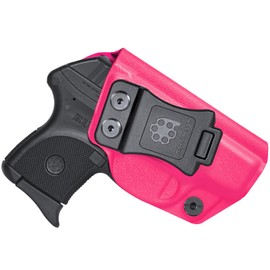 Amberide Ruger LCP .380 IWB Holster,Tough Kydex–Boltaron Inside Waistband Holster Fit Ruger LCP 380 Auto Pistol,Defined Retention Click,0–30°Cant Adjustment,Built for Real EDC Use