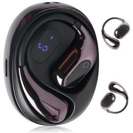 Übersetzer Kopfhörer, 2025 Neu Sprachübersetzer Ai Kopfhörer Übersetzer, Übersetzungskopfhörer 138 Sprachen Hängendes Ohr Translation Earbuds, Übersetzung Kopfhörer (Schwarz)
