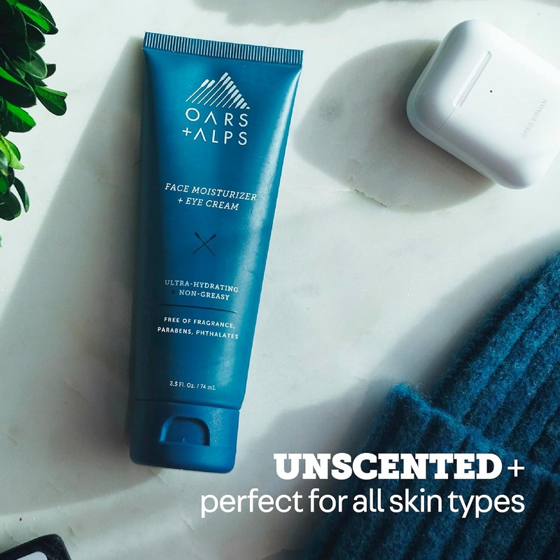 Oars + Alps Daily Natural Face Moisturizer & Eye Cream