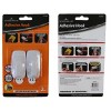 Kingman Adhesive White Plastic Hooks Bathroom Kitchen Closet