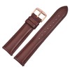 Quick Release Genuine Leather Watch Strap 20 mm Brown Replacement