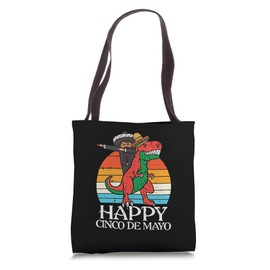 Happy Cinco De Mayo Mexican Mariachi Dino Toddler Boys Kids Tote Bag