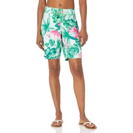 Kanu Surf Women's Marina UPF 50+ Active Swim Board Short (Reg & Plus Sizes), Hayley Green, 2X