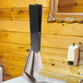 MAGICLULU Jumbo Clothespins: Wooden Clothespin Towel Holder Giant Clothes Pin Clips Large Bath Towel Holder with Spring Hanging Clothes Clip for Bathroom Home Laundry Room Nursery