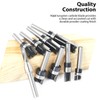 SICWOOD 9pcs Pattern Flush Trim Router Bit 1/4 Shank, Carbide