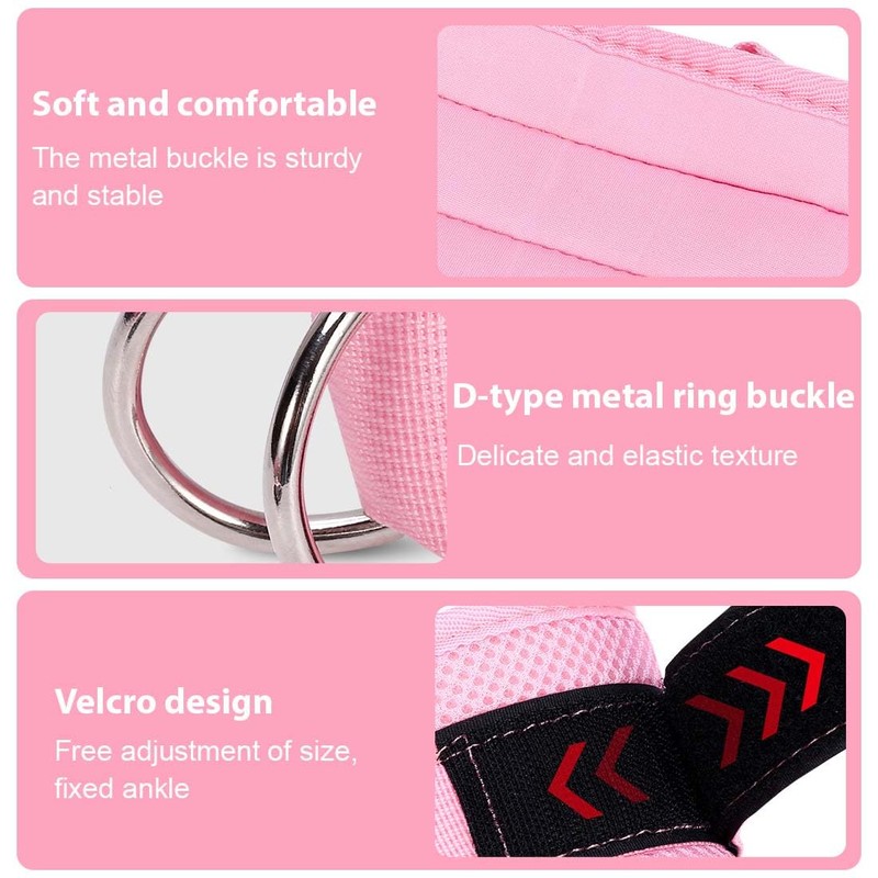 JAWUZ Pack of 2 Kickbacks Foot Strap with D-Rings, Foot