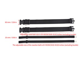 Soccer Training Belt, Speed and Agility Training Set, Athletic Gear Reaction Trainning Belt for Soccer Footwork Reaction, Includes Belt and Nylon Components, Unisex