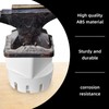 Gutter Downspout Adapter to Drain Pipe with Straps, 3" x