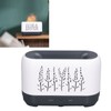 Humidifier 200ml White Hollow Flame Ultrasonic Atomization Silent Aroma Diffuser