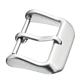 ALPINE INTERNATIONAL Watch Strap Replacement Buckle Clasp in Heavy Duty Steel Material - Steel -20 mm