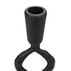 Bloomingville Decorative Cast Metal Taper Candle Holder, Black