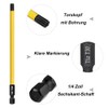 Saipor 12 Pieces 150 mm Torx Screwdriver Bit Set, Magnetic