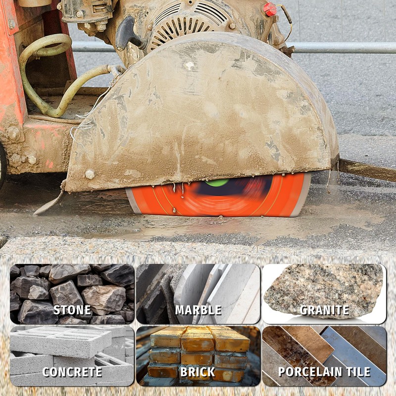 INWELL 14 Inch Diamond Dry or Wet Cutting Blade, 1