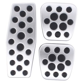 Pedal Caps Sports Pedals Stainless Steel Pedals Brake Pedal Foot Pedal Accelerator Pedal Parking Brake Manual Front Lower Left for Cruze Insignia A Astra J Sports Tourer Zafira C Cascada Mokka X
