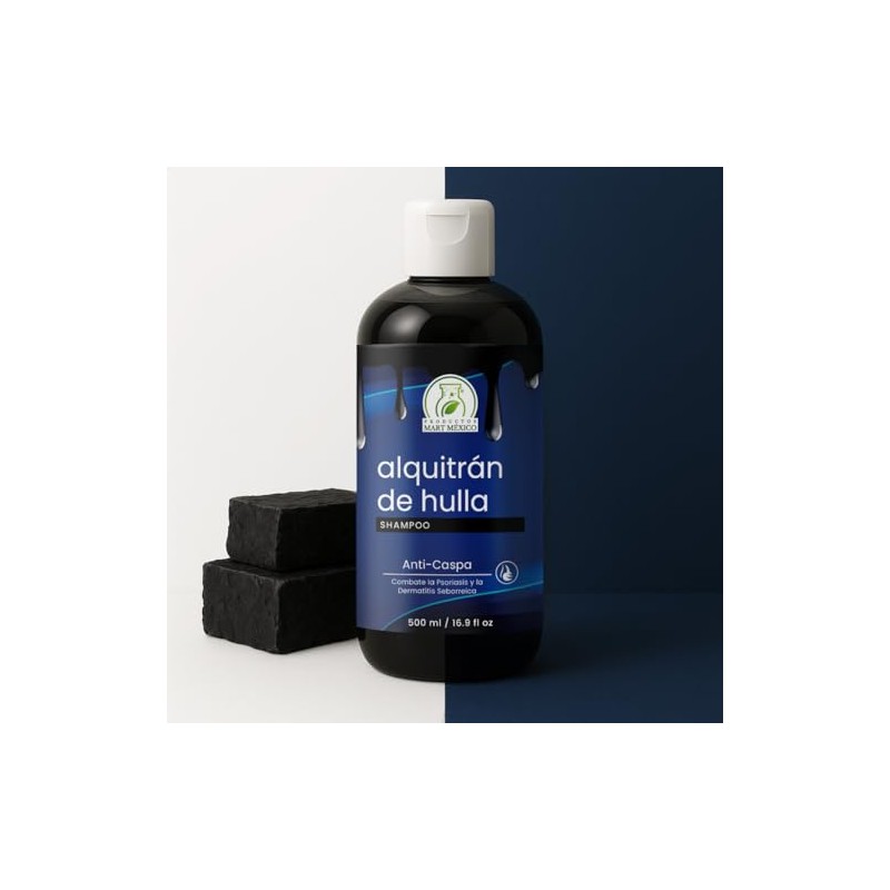 Shampoo Alquitrán De Hulla Anti-Caspa 500 Ml Productos Mart Mexico