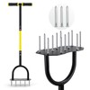 Jardineer Lawn Aerator Spike Tool, Updated 36" Metal Grass Aerator