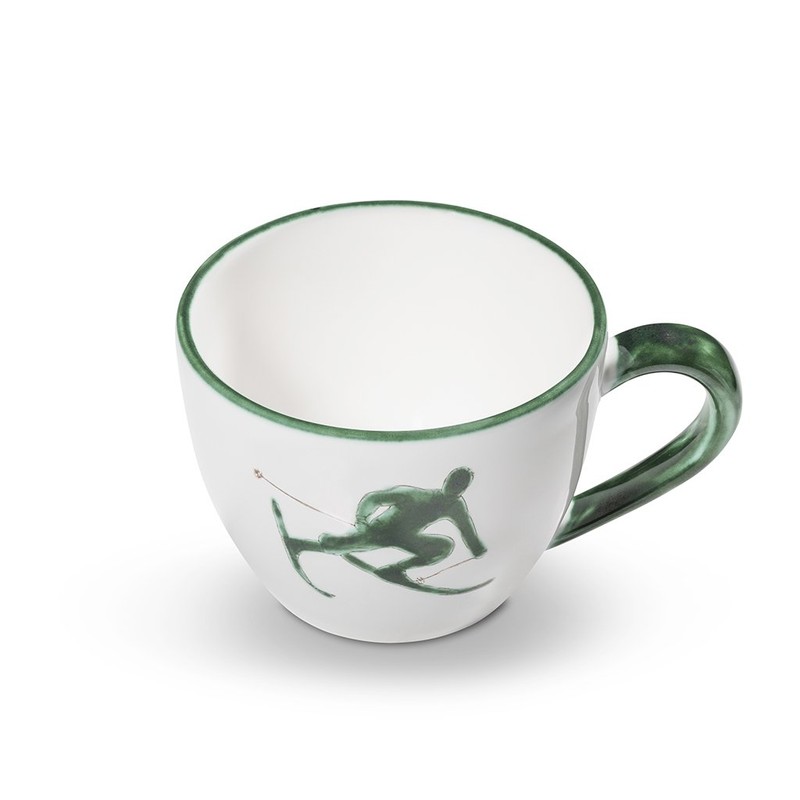 GMUNDNER KERAMIK Teacup Maxima Capacity 0.4 Litre Green Toni Crockery