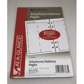 At-A-Glance #47763 Telephone/Addr