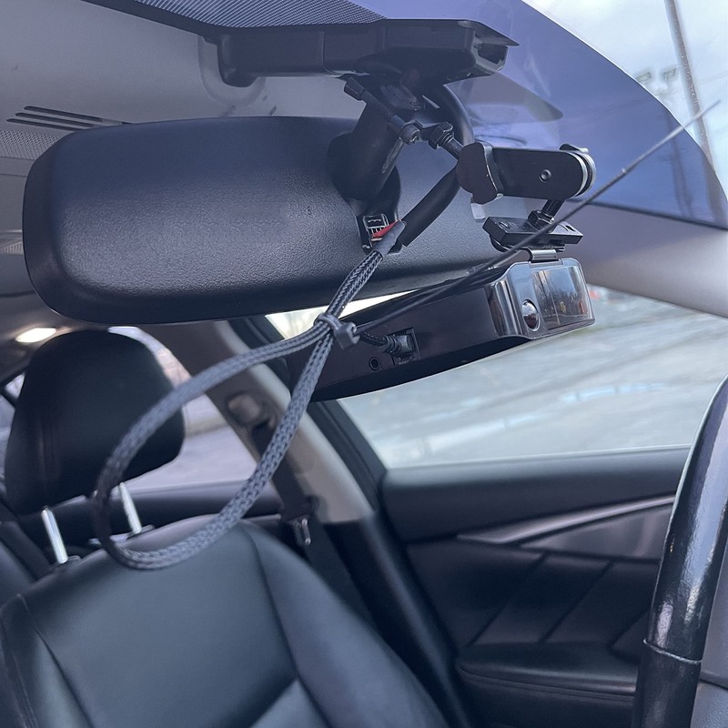 Upgraded Mirror Plug Wire Tap Radar Detector Hardwire Power Cord