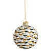 Holmegaard Christmas Bauble Diameter 8 cm Mouth-Blown Borosilicate Decoration Green
