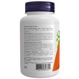 NOW Triphala 500mg, 120 Tablets, 120 Tablets