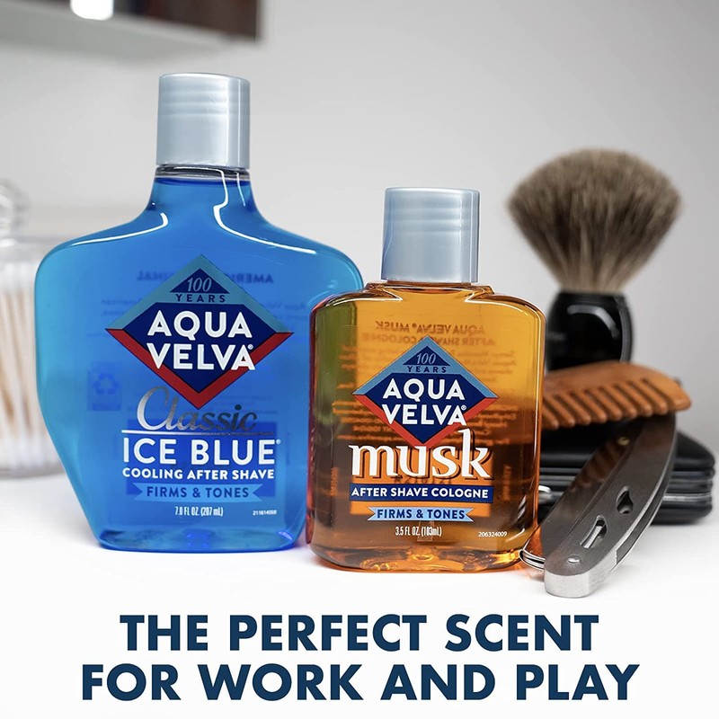 Aqua Velva Cooling After Shave, Classic Ice Blue 7 oz