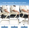 2-in-1 Adjustable-Height Hip Cushion Post Surgery for Long Sitting Thick