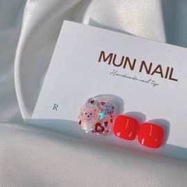 MunNail baby bear paddy tipColor changeable - No. 3 / MunNail 아기곰패디팁컬러변경 가능 - 3호